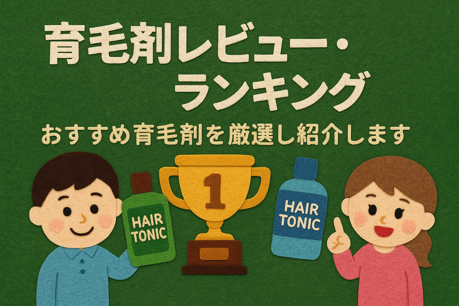 育毛剤レビュー・ランキング｜実力派アイテムを厳選紹介！