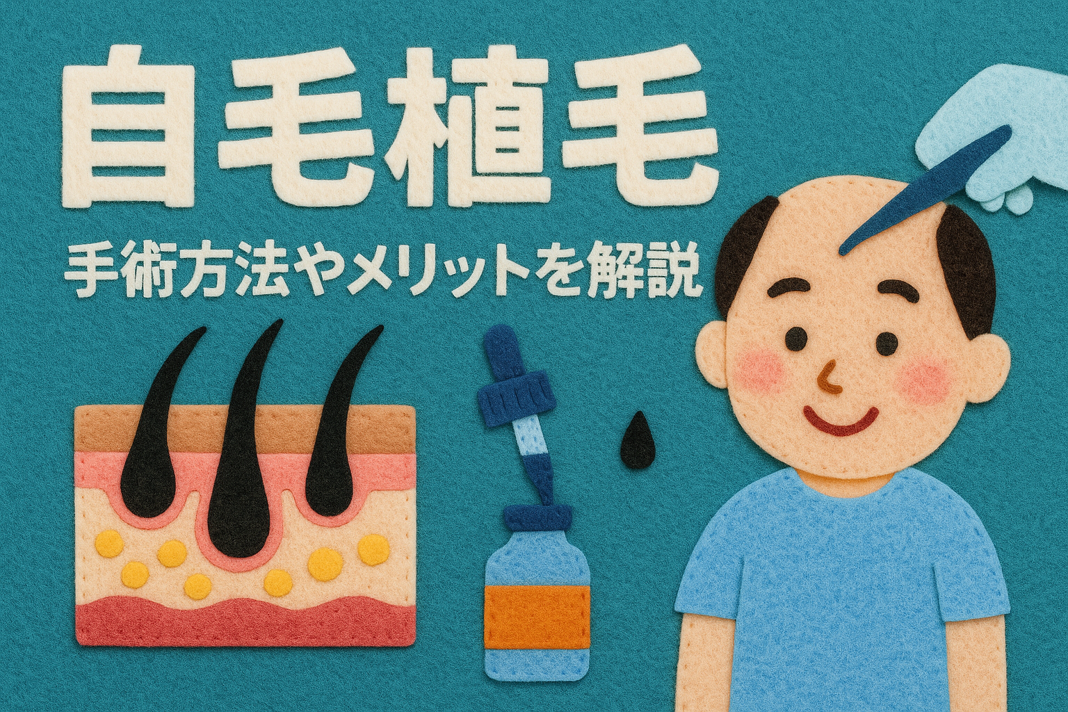 自毛植毛のすべて｜手術の流れ・費用・メリットを徹底解説