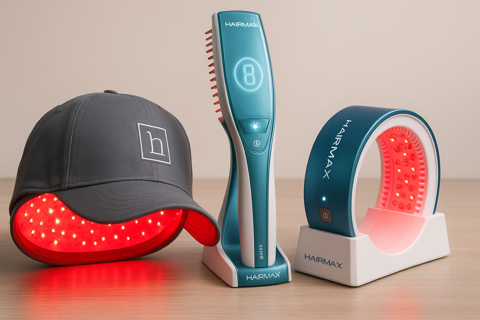 家庭で簡単にできるFDA承認・臨床実証済みレーザー育毛機